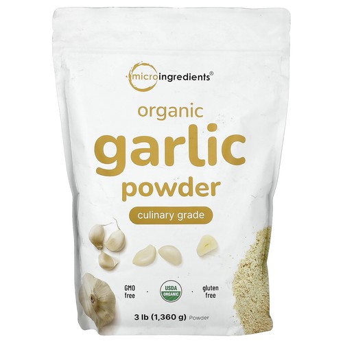 Organic Garlic Powder, 3 lb (1,360 g)
