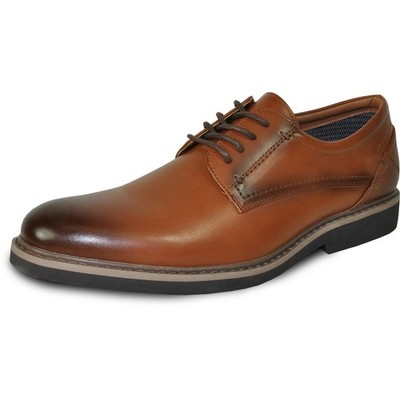 Men Dress Shoe VALLO-1P Oxford Formal Tuxedo for Prom Wedding Plain Toe Ortho...