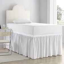 Dorm Room Bed Skirt - College Dorm Bed Skirt - Twin XL, Extra Long - 32 Inch