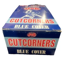 24 Packs Job Cutcorners 1.0 Single Wide Free Burning Rolling Papers Kutcorners