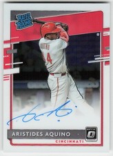 2020 Donruss Optic #RRS-AA Aristides Aquino BASEBALL Cincinnati Reds