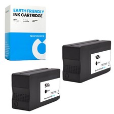 2-PK Compatible OSI 936e Black Ink Cartridges for HP OfficeJet Pro 9125e 9135e