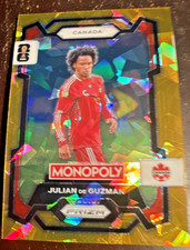 2026 Panini Prizm Monopoly Fifa World Cup - Julian de Guzman #77 Gold Cracked...