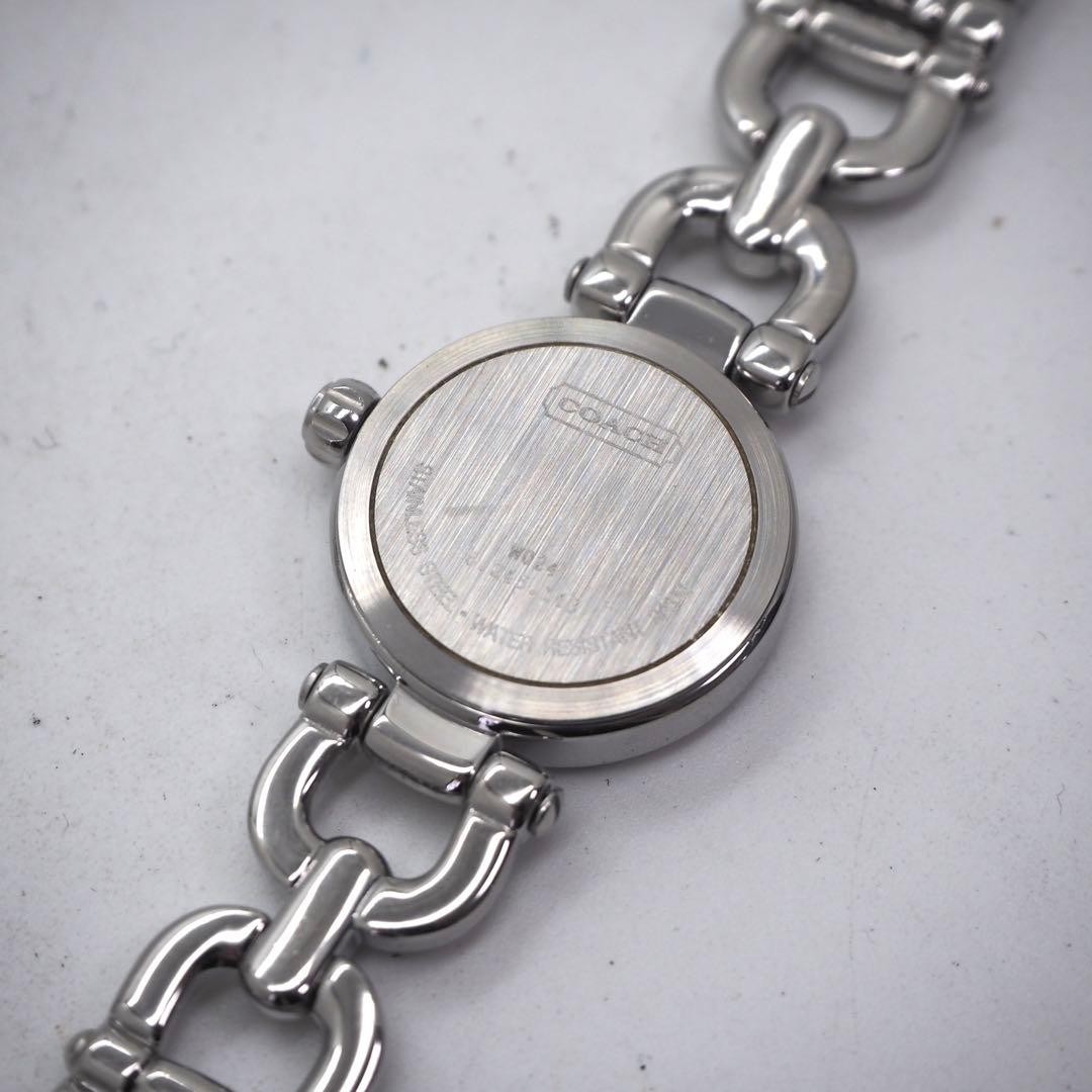 Good Condition COACH Watch with Box Ladies Silver White COACH,17359 thumbnail 10