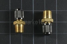[x2] 1/8" NPT MPT Brass Air Compressor Tank Fill Valve Schrader NEW