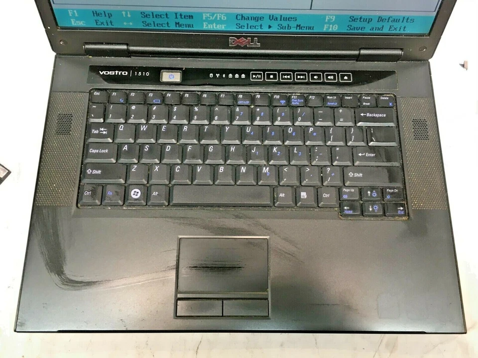 Dell Vostro 1510 Laptop Boots to BIOS NO HDD/RAM/Charger JR - Image 3 of 4