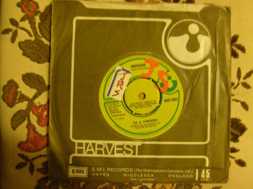 Tea & Symphony-Langeweile/Sessel Theater1969 UK Harvest5005 sehr guter Zustand + A = Nicht-LP NM w'wol - Bild 1 von 2