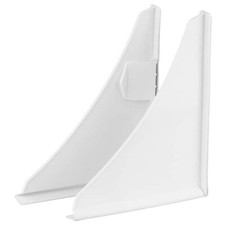 5.5" x 7" Small Adhesive Plastic Splash Guard for Showers Tubs 2-Piece Set