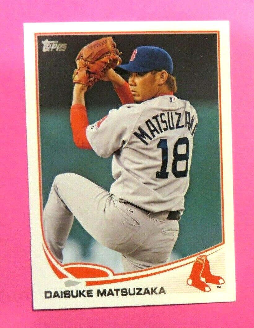 2013 Topps, Boston Red Sox - DAISUKE MATSUZAKA - Japan | eBay