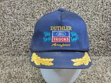 Vintage Ford Aeroforce Duthler Trucks Big Boys Big Toys Snapback Rope Hat