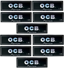 10x OCB 1 1/4 Rolling Papers Premium Papers 50 Lvs Authentic USA SHIPPED