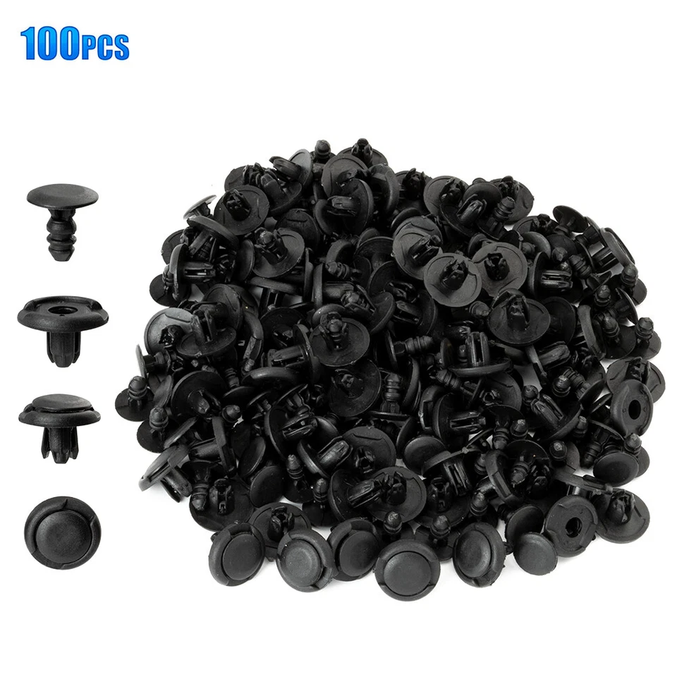 100pcs 91512-SX0-003 Front Fender Clip Retainer Bumper Rivet For Acura Replace - Изображение 2 из 4