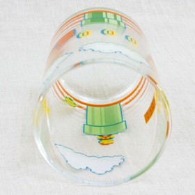 Super Mario Bros. Field Design Glass 30th Anniversary JAPAN GAME FAMICOM