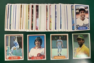 1982 Fleer SET BREAK singles - stars, commons, rookies, HOFers #441-660
