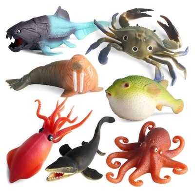 Simulation Toy Sea Animal Walrus Marine Animals Desk Decor Baking Accs