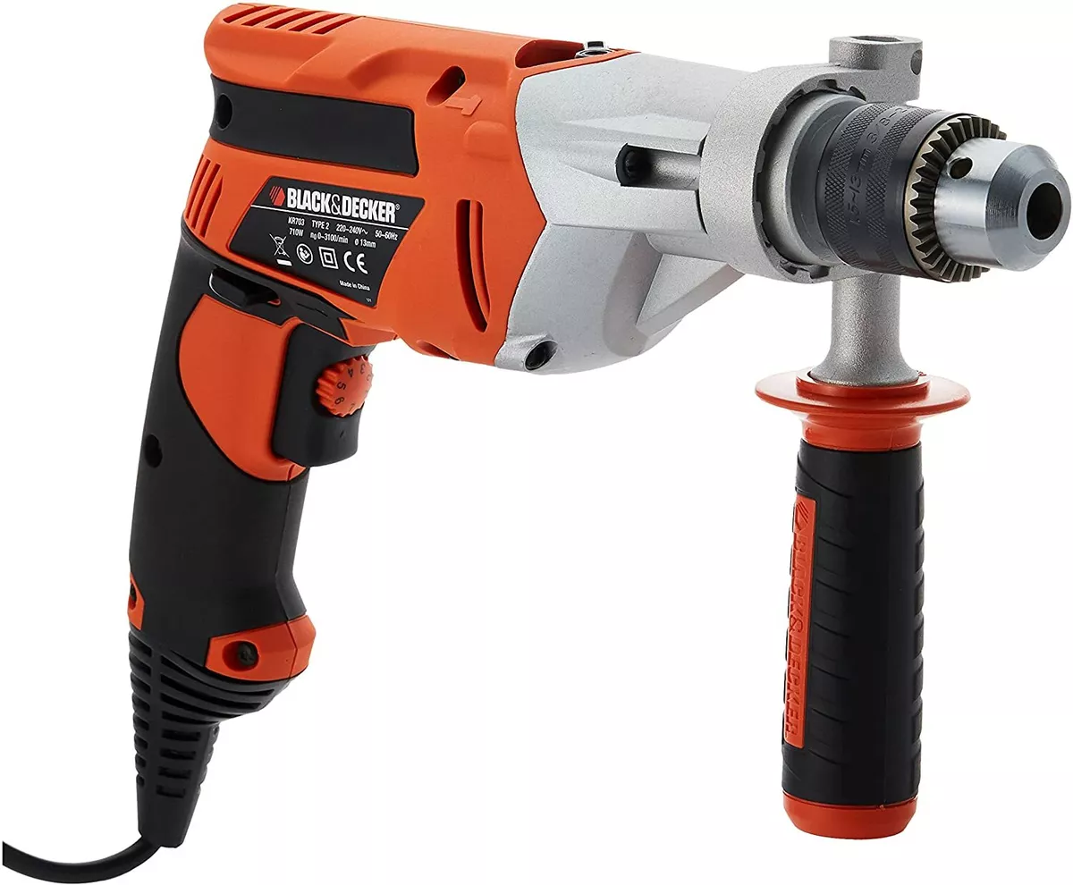 Black Decker KR703K Hammer Drill 220-240 Volts 50/60Hz Export Only