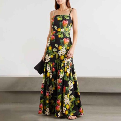 Custom Made To Order Print Fit & Flare Ladies Holiday Beach Dress  Plus1x-10XL616 | eBay