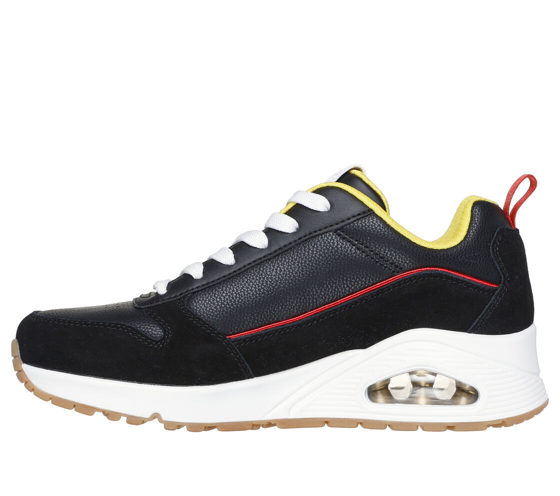 Woman Skechers Uno -Victory Pack Sneaker Shoe 177910 Color Black