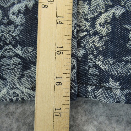 Fifty Street Skirt Womens Medium Blue Denim Rear Zip Knee Length Casual * - Picture 14 of 16