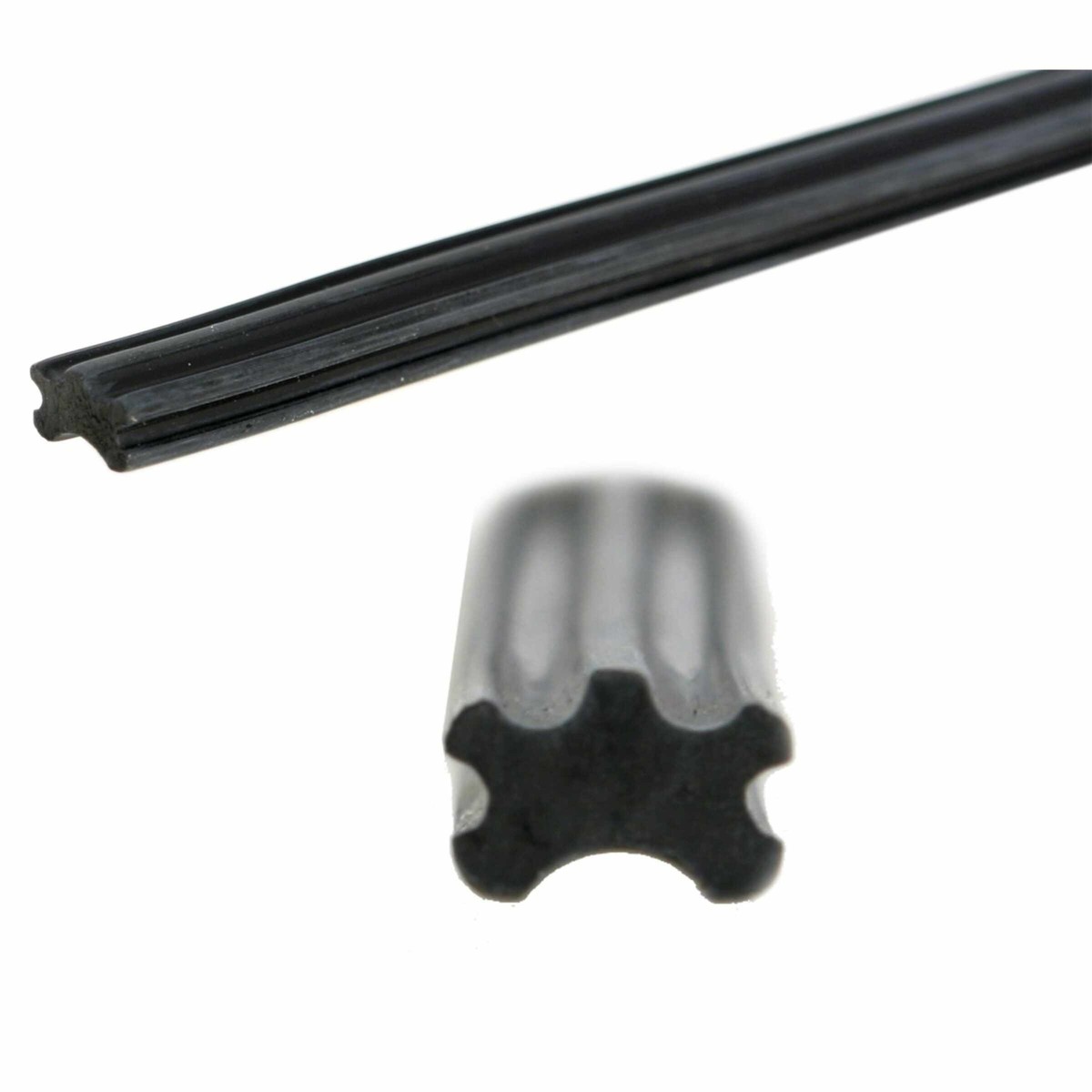 OLYMPIA Complete Footboard Strip Kit For Piaggio Vespa 50 Special - Series Compatible (MPN 55003)