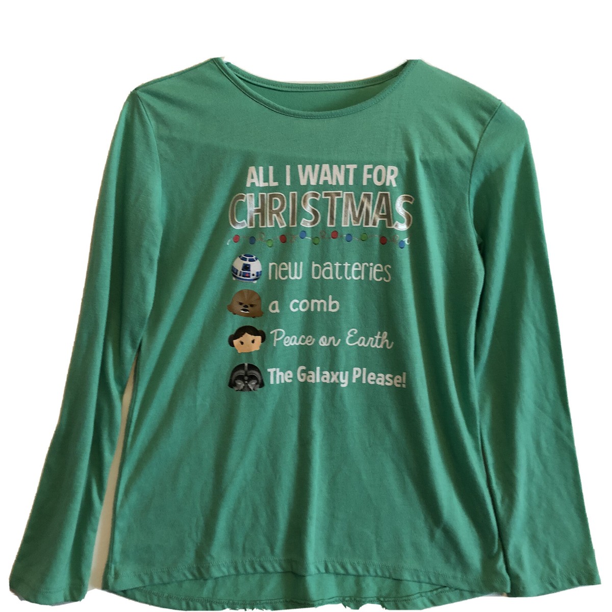 Star Wars Girls Holiday Graphic T-Shirt, Sizes 4-18 & Plus