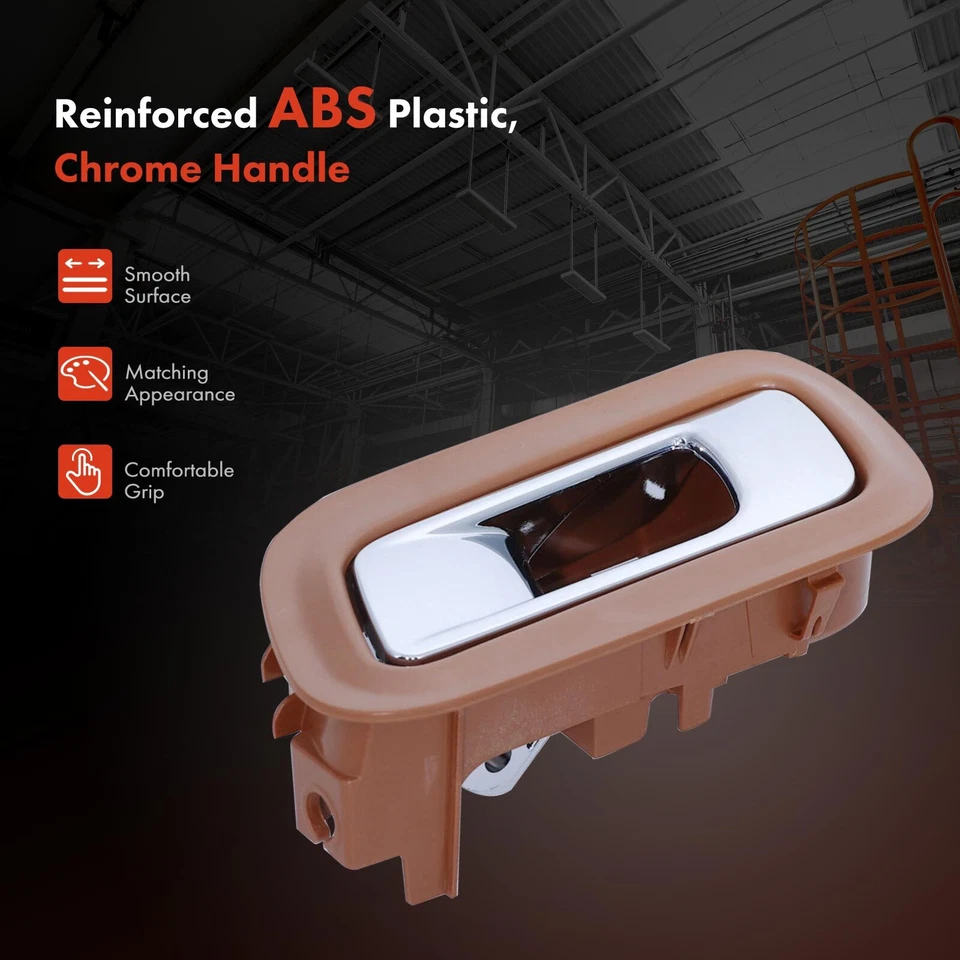 1x Manija de puerta interior cromada roja para Ford Taurus 2010-2012 lado derecho del conductor trasero Foto 3 de 4