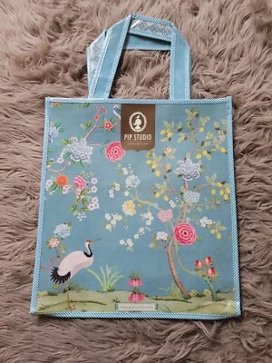 *neu* Pip Studio Tasche Bag Shopper Strand Good Morning Hellblau 35x12,5x38 cm