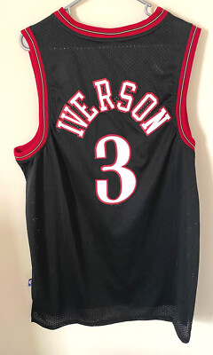 ALLEN IVERSON PHILADELPHIA 76ERS ADIDAS JERSEY NBA XXL +2 LENGTH