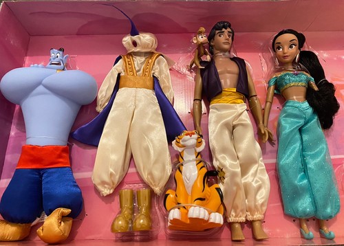 Disney Jasmine Aladdin bambola classica set regalo nuovo 2022 alterato principessa da collezione - Foto 2 di 17