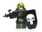 Battle Brick Juggernaut Army Assault Minifigure made with real LEGO® minifig
