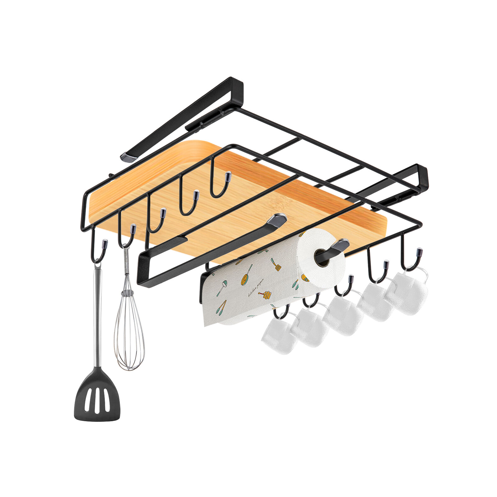 Unter Schrank Hängende Schneidebrett Halter Regal Küche Organizer Heavy Duty