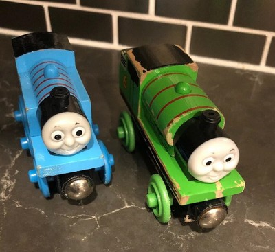 wooden percy train