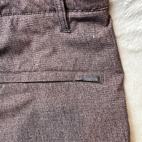 Pantalones Cortos Chinos Volcom H2 Para Hombre Medianos Frente Plano Pantalones Cortos de Natación. 0097 - Imagen 6 de 13