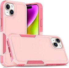 For iPhone 16E/17 Pro Max/15+ Shockproof Hybrid Hard Back Rugged Slim Cover