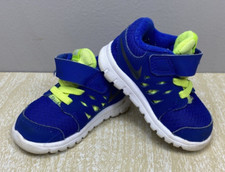 NIKE Flex 2013 Run Toddler Boys Sz 3C Athletic Shoes Blue Yellow 579967-400