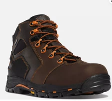 Danner Footwear Men's Vicious 4.5" Brown & Orange Hiking Boots 13858