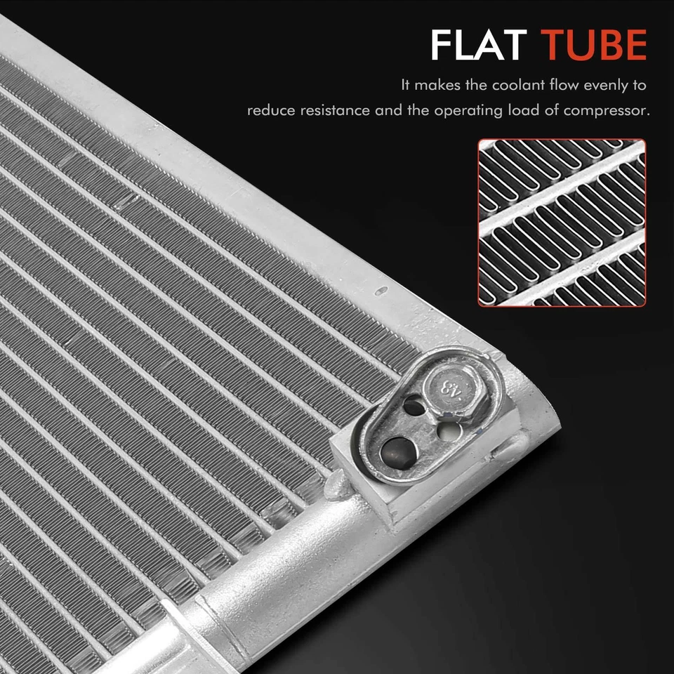 Condensador de aire acondicionado con soporte para Nissan Altima 1993 1994 1995 1996-1997 L4 2,4 L Foto 3 de 4