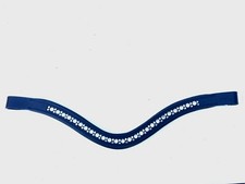 Stirnband Stirnriemen für Trensen Kandaren Strasssteine sind vernäht Zaumzeug