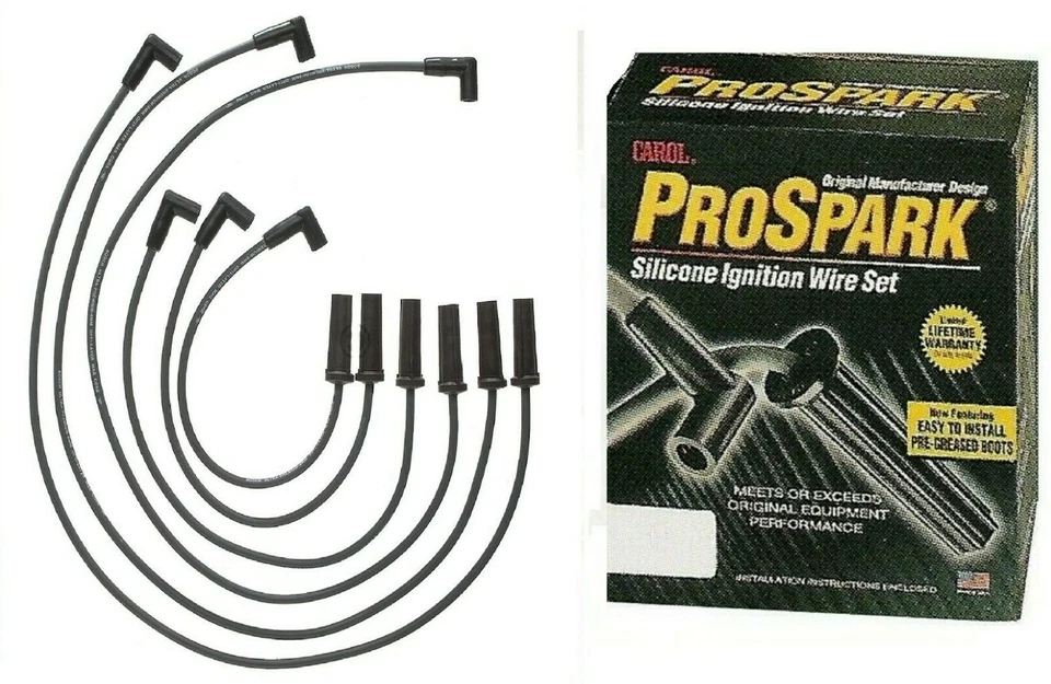 НОВЫЙ набор проводов свечей зажигания высокая температура 8 мм кабель PROSPARK/General 9039 (сделано в США) - Изображение 3 из 4