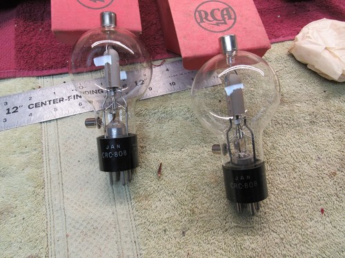 (2) NOS RCA JAN CRC-808 Tube Pair H5 Date Code - Picture 2 of 12
