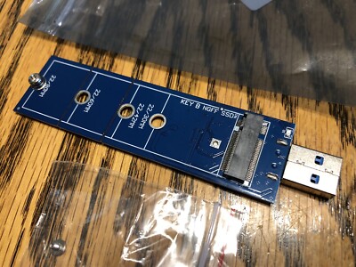 2230 2242 2260 2280 M.2 B Key NGFF SATA SSD To USB 3.0 Adapter Converter Card