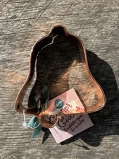 NWT Wilton Solid Copper Bell Cookie Cutter Jumbo Extra Large Collector