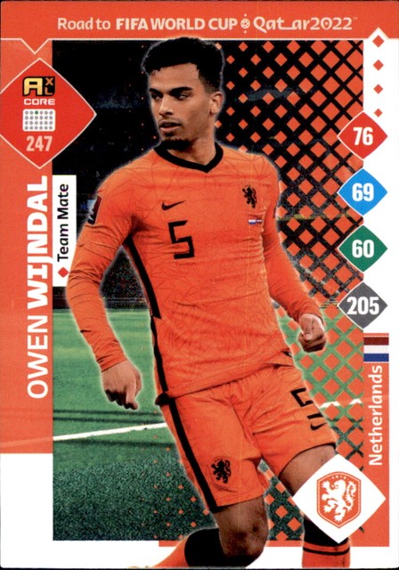 Panini Road to Katar WM 2022 Nr. 247 - Owen Wijndal