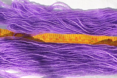 Sol Gel Crystal Violet 11/0 Czech Glass Seed Beads Crafts Jewelry Making/ Hank