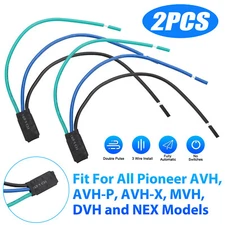 2PCS Universal Pulse Bypass Fit AVH MVH DVH Pioneer Parking Brake Video Override