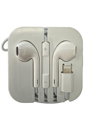 Apple Ear-Pods Headphones with 8 Pin Connector for iPhone 14/13/12/11/XR/XS/X/8