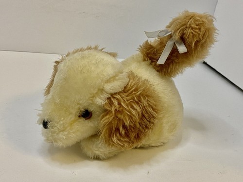 Vintage Eden Wind Up Musical Brown Puppy Dog Stuffed Animal Plush Toy
