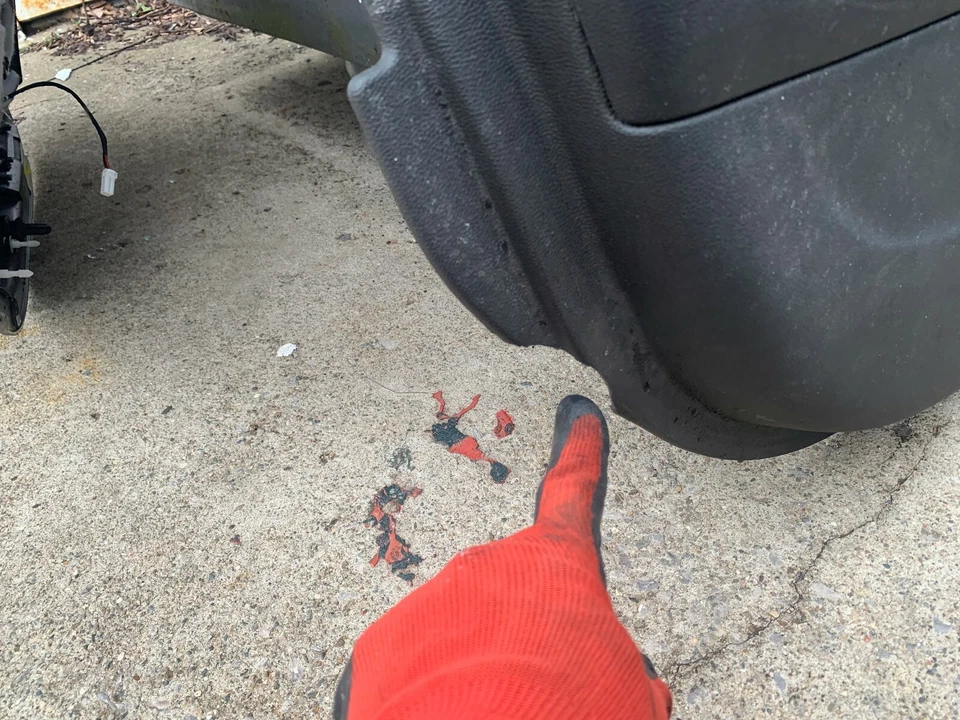 2013-16 Chevy Malibu Driver Left Front Door Trim Panel Interior Black Ebony Foto 3 de 4