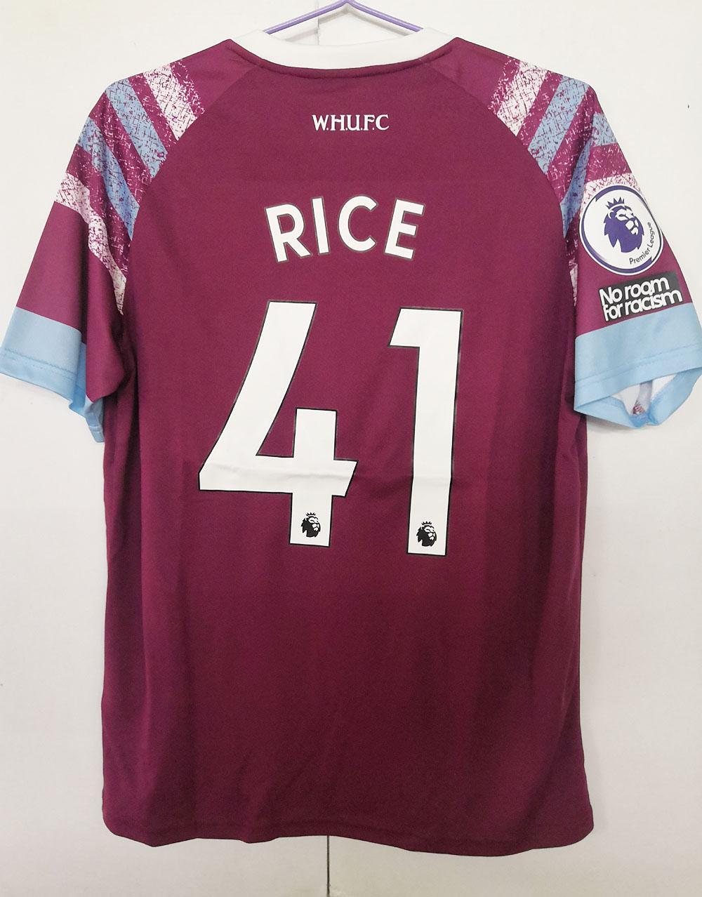 declan rice jersey