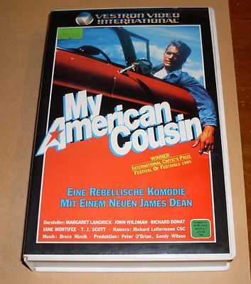 VHS - My American Cousin - Komödie 1984 - Videofilm - Videokassette